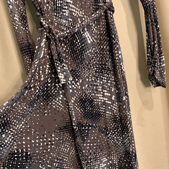 Cabi Long Sleeve Dot Wrap Dress | Size Small - Picture 13 of 13